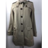 Ladies short length Burberry Trench Coat