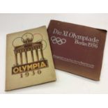 Two books commemorating the 1936 Berlin Olympics