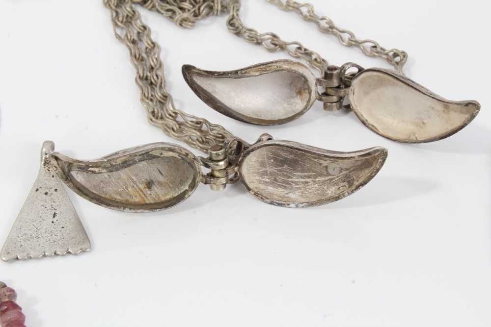 Group silver and white metal jewellery - Image 7 of 13