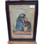 William Heath, early 19th century hand-coloured etching - 'The Guard Wot Looks After The Sovereign',