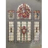 Collection of unframed works- stained glass window studies