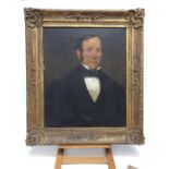 Mid 19th century English School oil on canvas portrait of a Gentleman