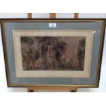 Frank Brangwyn (1867-1956) pair of signed photolithographs - Working Figures, signed in pencil, in g
