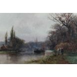 Charles Henry Fox watercolour- Shillingford on Thames