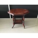 Edwardian mahogany octagonal table