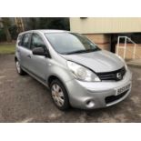 2010 Nissan Note 5 door Hatchback, 1.4 Petrol, manual