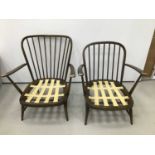 Pair of Ercol elbow chairs