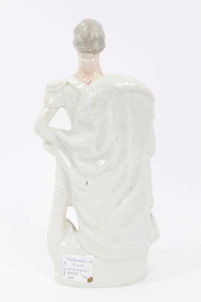 Staffordshire pottery figure of Wellington, c.1860 - Image 2 of 9