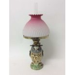 Early 20th century Continental novelty oil lamp