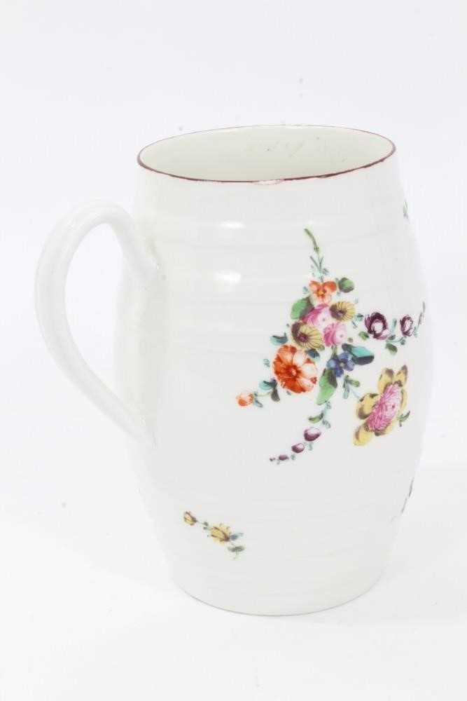 Derby barrel-shaped mug, c.1760 - Image 4 of 10