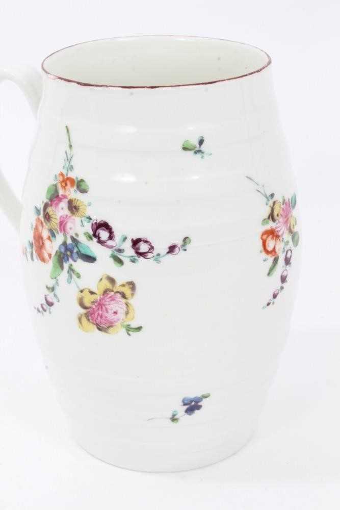 Derby barrel-shaped mug, c.1760 - Image 3 of 10