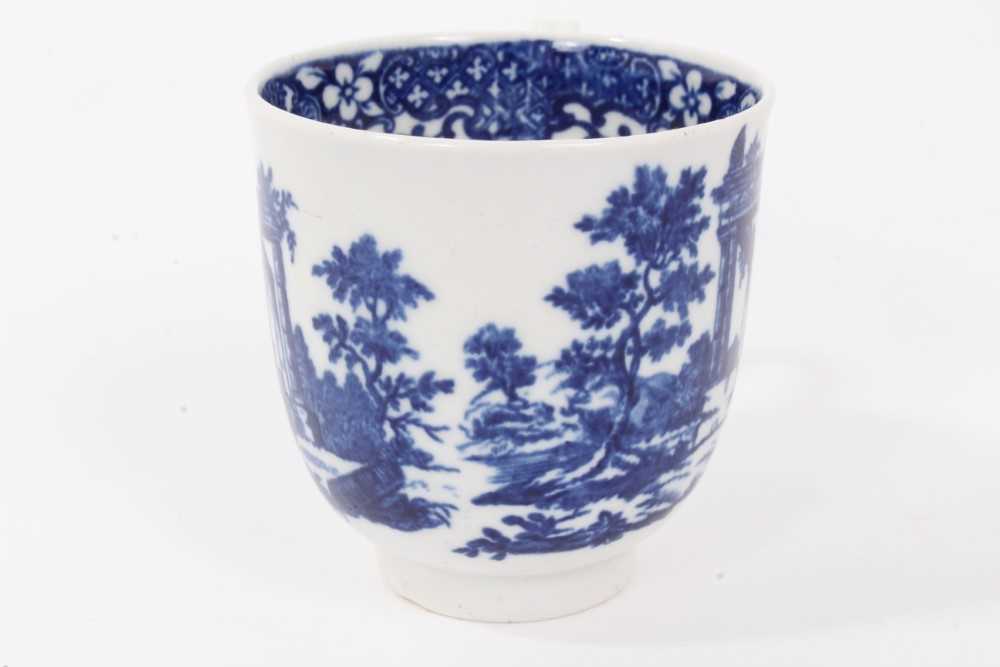 Worcester coffee cup and saucer, c.1775 - Image 7 of 11