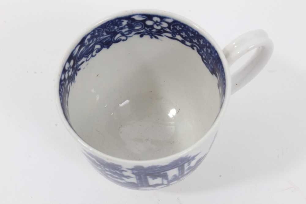 Worcester coffee cup and saucer, c.1775 - Image 10 of 11