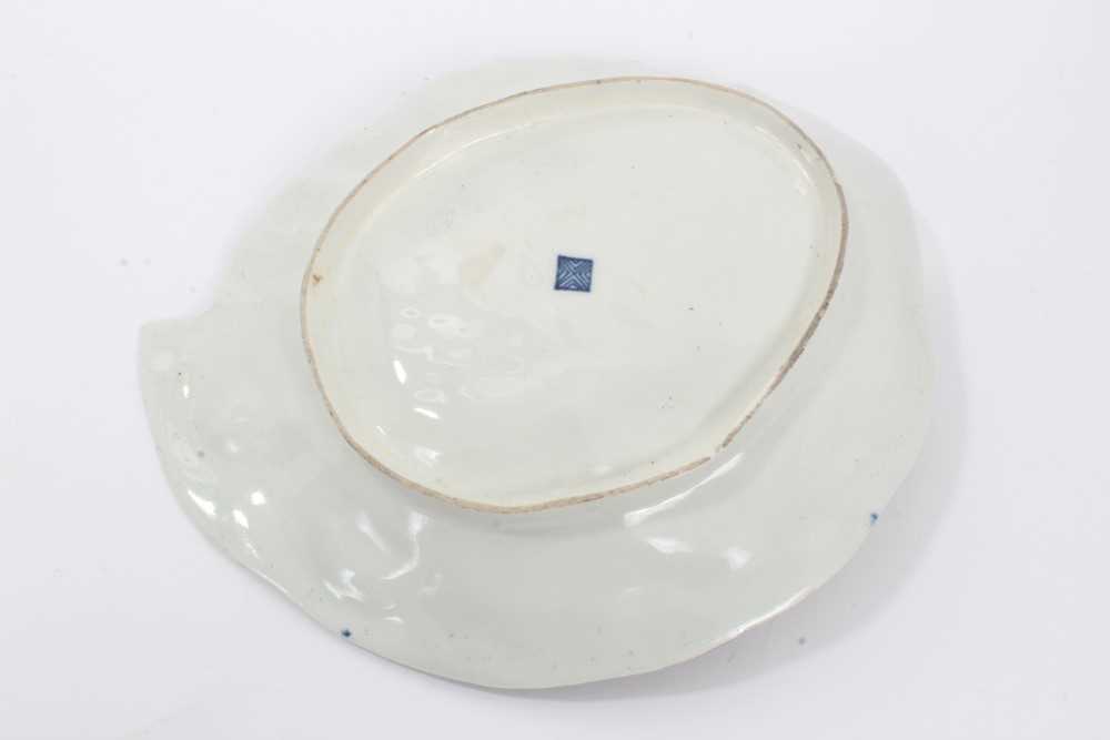 Pair of Worcester leaf-shaped dishes, c.1770 - Image 14 of 14