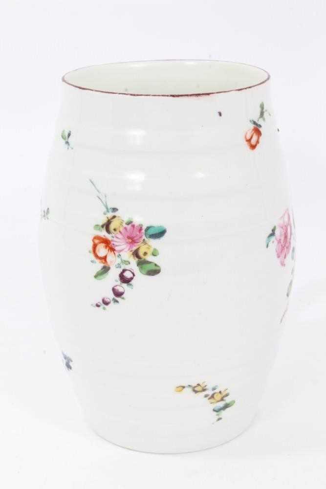 Derby barrel-shaped mug, c.1760 - Image 2 of 10