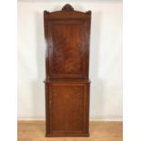 Early Victorian mahogany two height enclosed cupboard