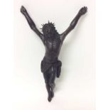 18th/19th century Spanish carved wooden devotional figure of Christ