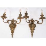 Fine quality pair of Neo classical style wall lights