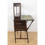 Late 19th century mahogany desk in the manner of Leonard Wyburd