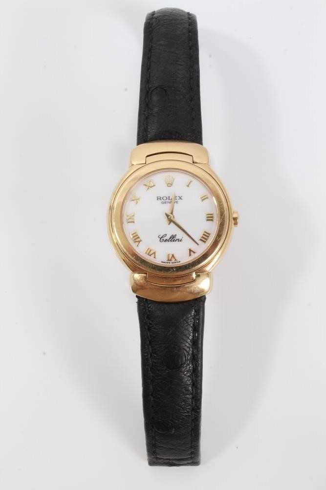 Art Deco gentlemen's Girard-Perregaux wristwatch with manual wind movement, the square dial with Ara - Image 7 of 7