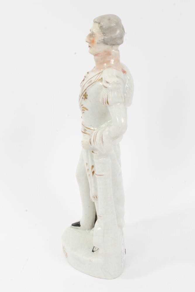 Staffordshire pottery figure of Wellington, c.1860