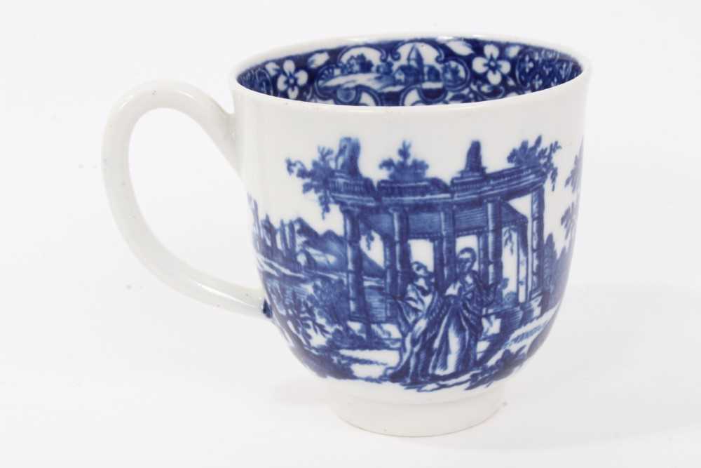 Worcester coffee cup and saucer, c.1775 - Image 8 of 11