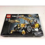 Lego Technic 8295 Telescopic Loader, 42006 Excavator 2 in 1, 8446 Monster Crane Truck, all with inst