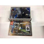 Lego 7661 Jedi Starfighter, 7671 AT AP Walker, 7263 TIE Fighter with mini figs, 8017 Darth Vader TIE