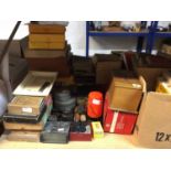 Large quantity of photographic process equipment, paper, film, and related items, some unused and ot