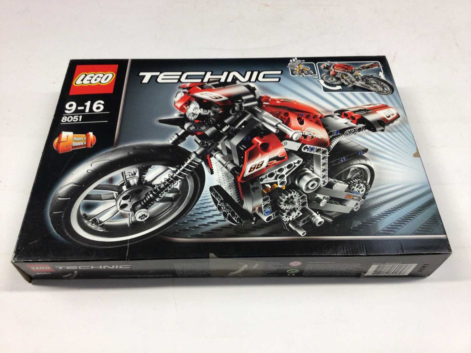 Lego Technic 8299 Search Submarine, 8051 Motorbike, 8262 Quad Bike, 8277 Car Kit, all with instructi - Image 7 of 8