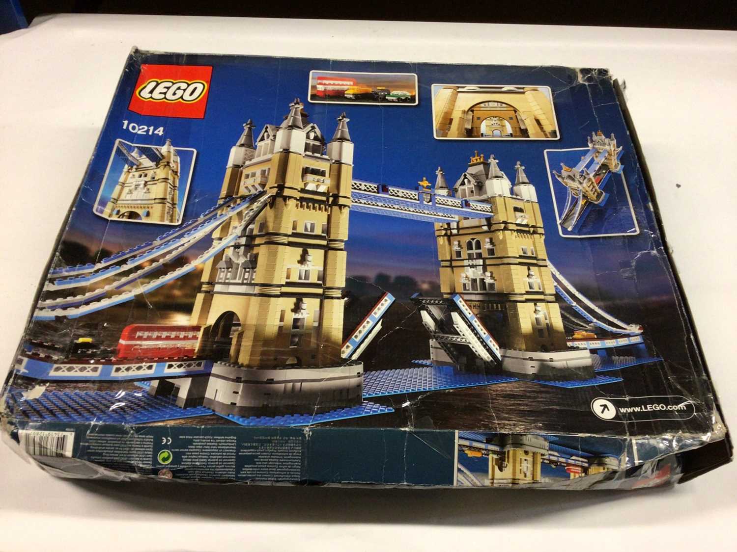 Lego Buildings 10214 Tower Bridge, 10218 Pet Shop, with instructions, Boxed