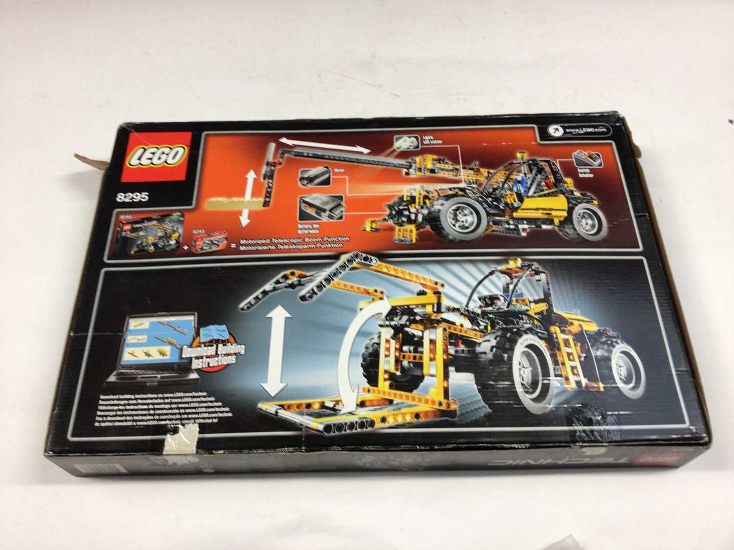 Lego Technic 8295 Telescopic Loader, 42006 Excavator 2 in 1, 8446 Monster Crane Truck, all with inst - Image 2 of 8