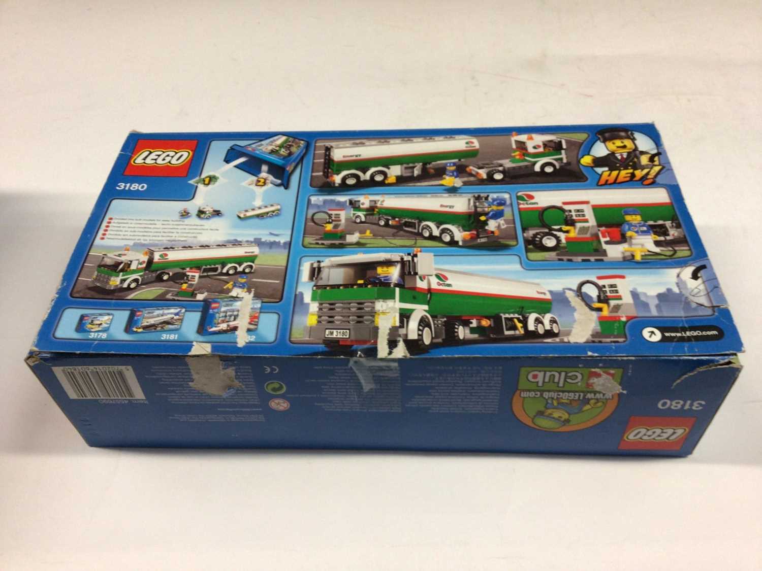 Lego 7286 Police Bundle, 3180 Tank Truck, 7991 Carbarge Truck, 7044 Coastguard Helicopter, 60042 Cit - Image 10 of 10