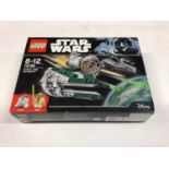 Lego 7141 Naboo Fighter, 75168 Yoda Jedi Star Fighter, 75183 Darth Vader Transformation, 9489 Rebel