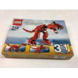 Lego Creator 6914 Dinosaur 3 in 1, 5764 Robot 3 in 1, 31018 Motorbike 3 in 1, 40107 Christmas Specia