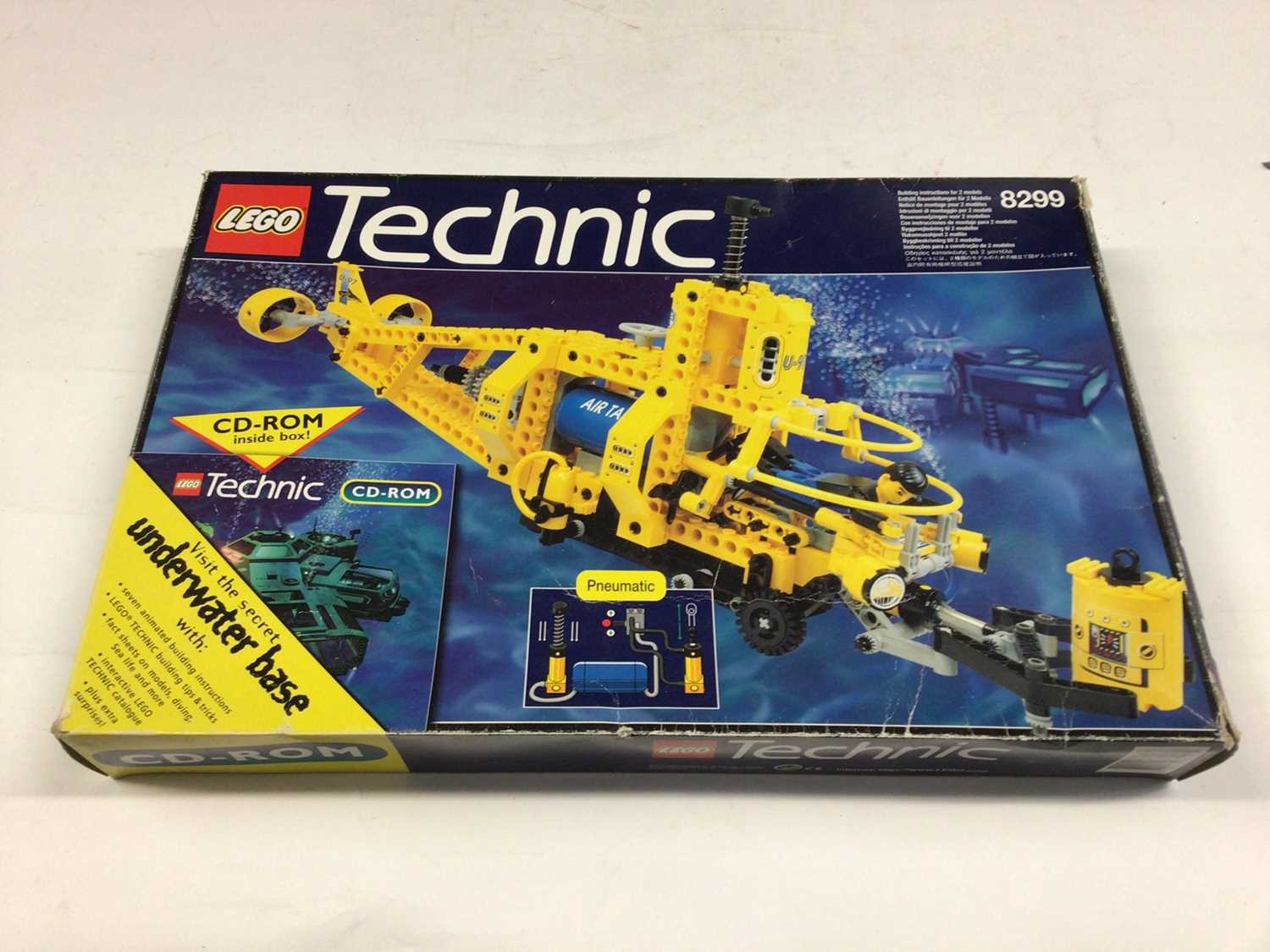 Lego Technic 8299 Search Submarine, 8051 Motorbike, 8262 Quad Bike, 8277 Car Kit, all with instructi - Image 4 of 8