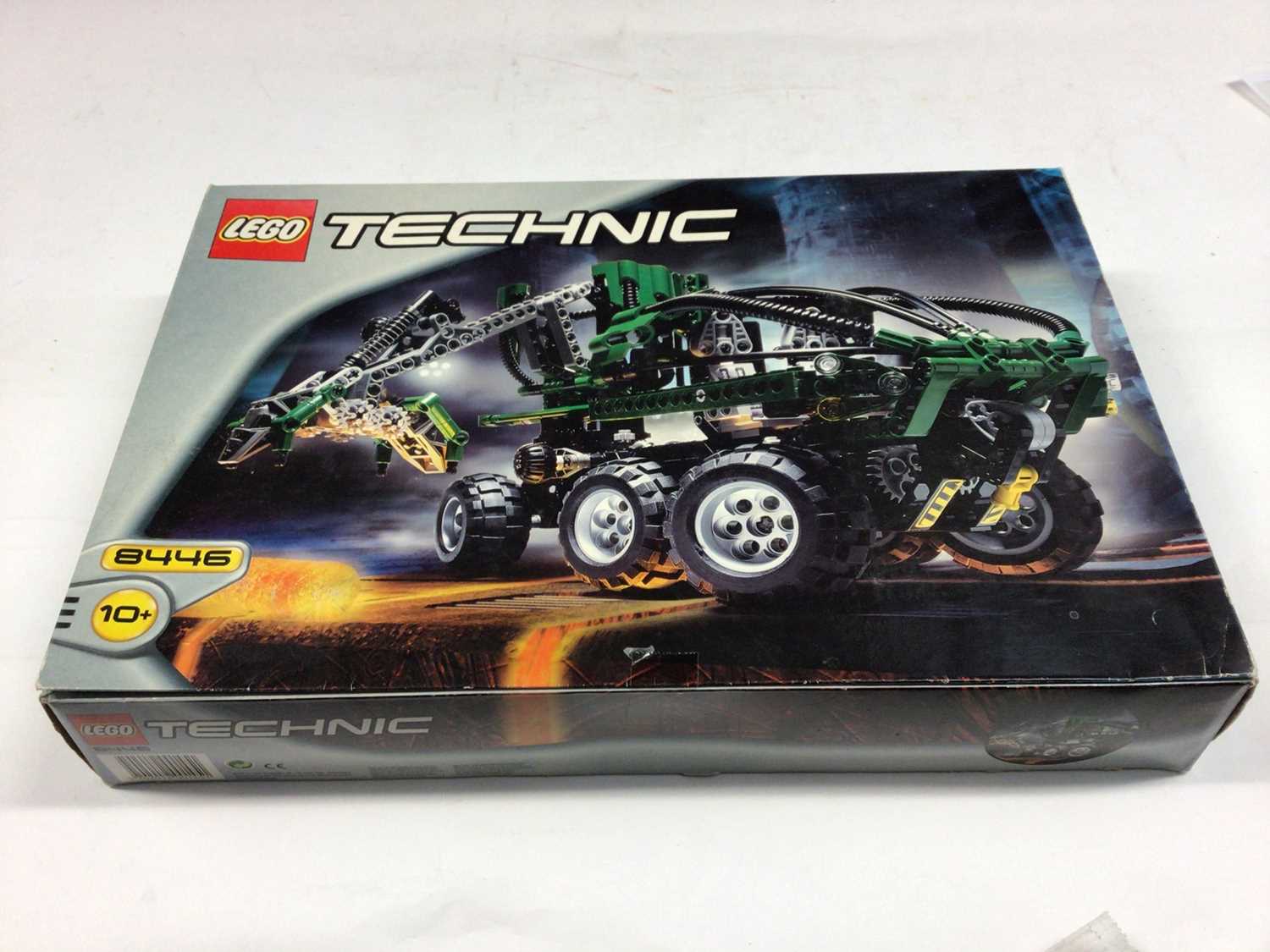 Lego Technic 8295 Telescopic Loader, 42006 Excavator 2 in 1, 8446 Monster Crane Truck, all with inst - Image 5 of 8