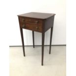 Regency mahogany work table