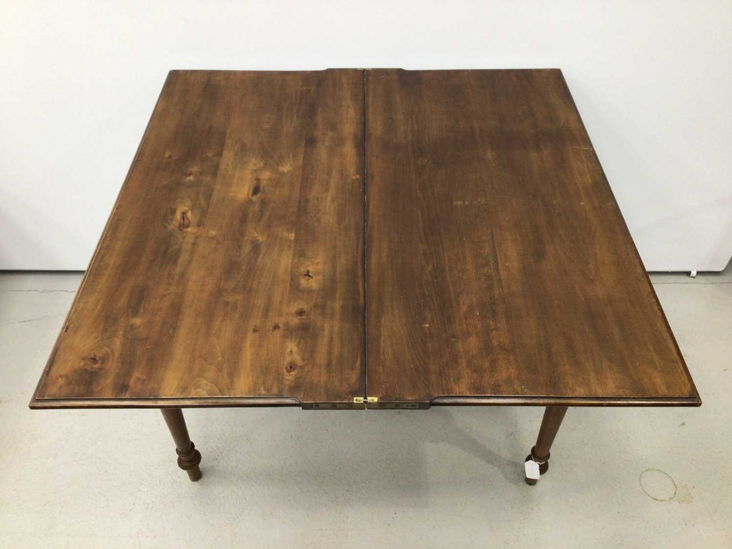 19th century walnut tea table - Image 5 of 5