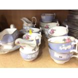 Quantity of Copeland Spode Maritime Rose pattern tea and dinnerware