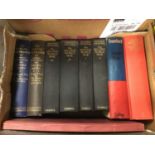 Six boxes of assorted books to include Churchill and others