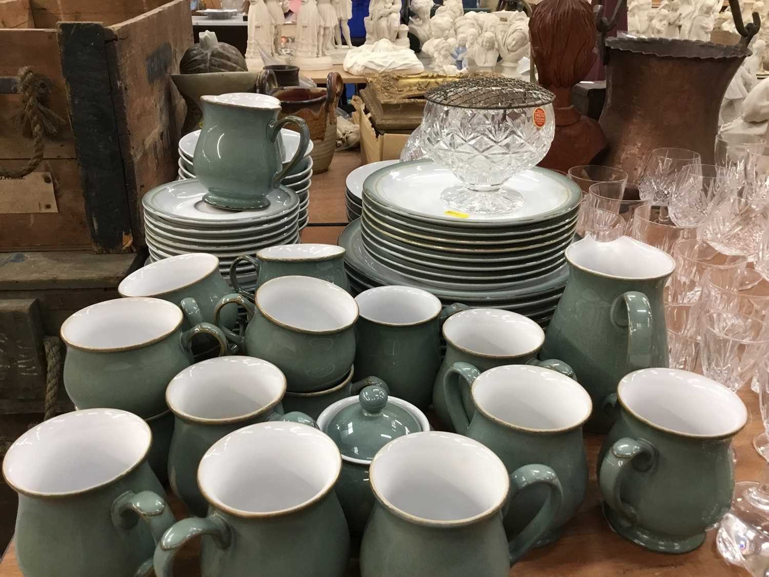 Quantity of Denby and glassware