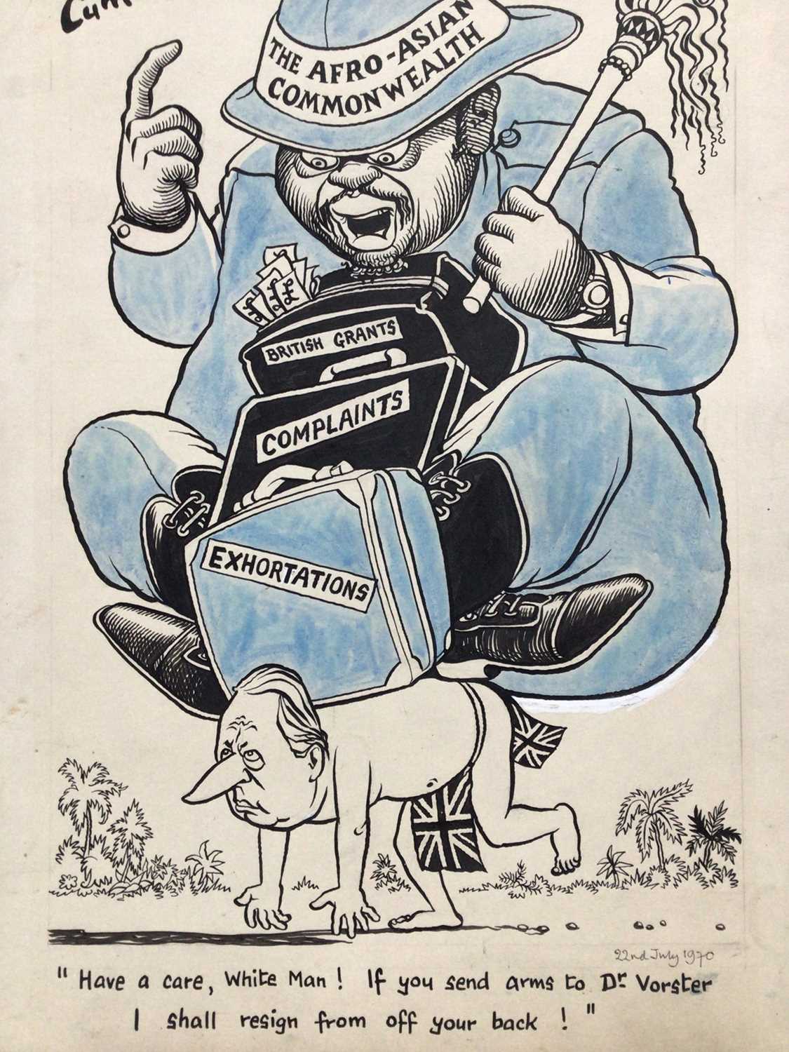 Michael Cummings original political cartoon