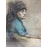 Ernest Morris Jessop (19th / 20th century) pastel, seated woman