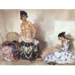 William Russell Flint (1880-1969) limited edition colour print - The Dress Fitting, 533/850, with WR