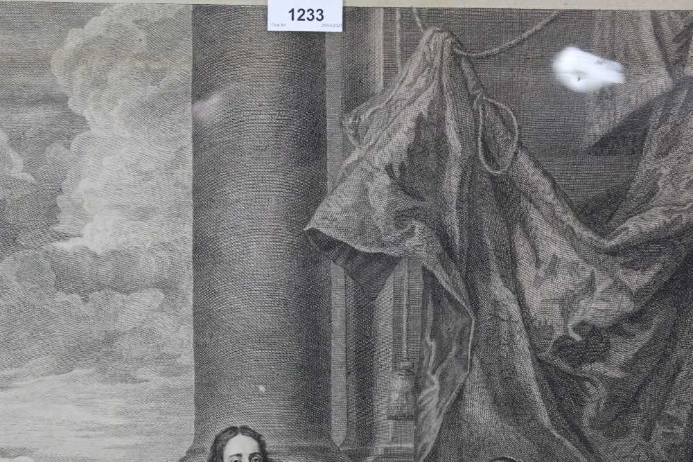Late 18th century black and white engraving after Van Dyck - 'Charles the First, King of England & H - Image 6 of 10