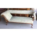 Edwardian mahogany chaise