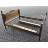 Pine king size bed frame