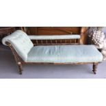 Early 20th century beech chaise