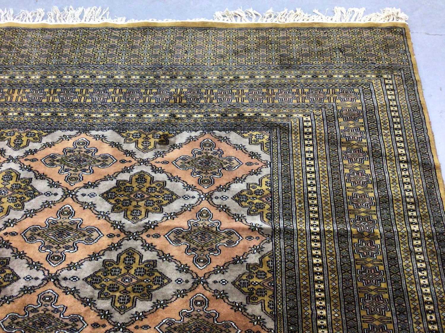 Large Pakistani carpet, purchased from Liberty's of London - Image 7 of 10